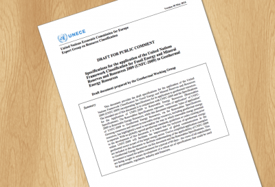 UNFC Geothermal Energy Resource Specifications open for public comment