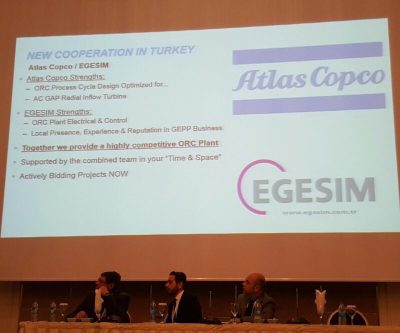 Egesim ve Atlas Copco ortak bir jeotermal enerji santrali çözümü sunmak için bir araya geldi