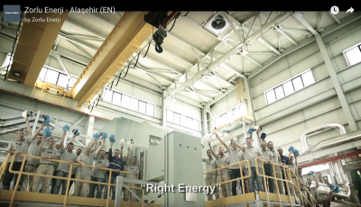 “Right Energy – Doğru Enerji ” sloganıyla Zorlu Enerji, Alaşehir Santrali