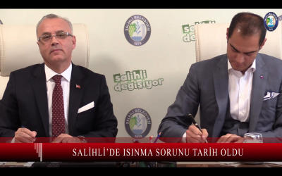 Video: Salihli Belediyesi ve Sanko Holding arasında Jeotermal sözleşme imzalandı