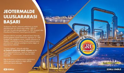 Zorlu Enerji’nin GRC Jeotermal Kongresi’ndeki Uluslararası Başarısı