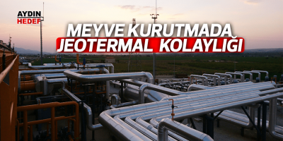 Jeotermal kaynaklar, meyve ve sebze kurutmada kullanılıyor