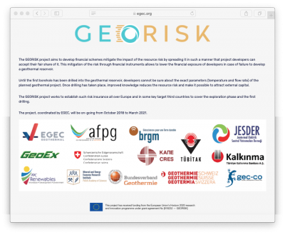 GEORISK Jeotermal risk değerlendirmesi anketi için katılımcıları davet ediyor