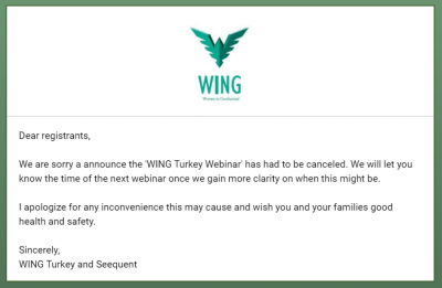 WING – Seequent web-semineri ertelendi