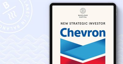 Chevron fonu jeotermal ve ısı gücü geliştiricisi Baseload Capital’e yatırım yaptı