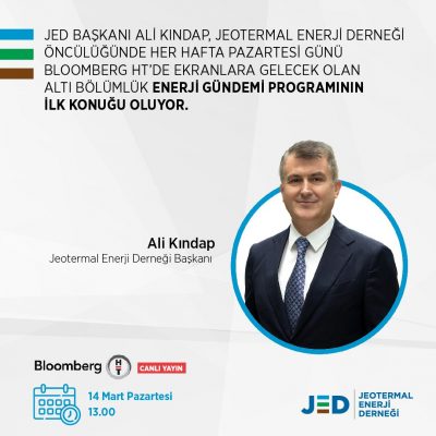 JED Başkanı Ali Kındap, Enerji Gündemi Programına konuk olacak