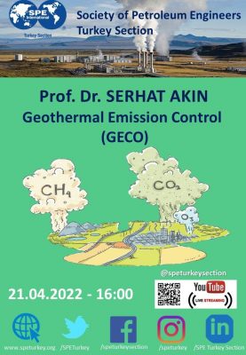 Web Semineri – Jeotermal Emisyon Kontrolü (GECO), SPE Turkey Section