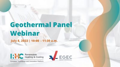 RHC-ETIP Jeotermal Panel Web Semineri ve finansman fırsatları, 28 Temmuz 2022