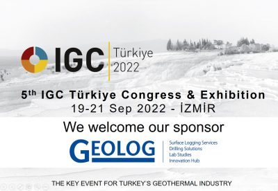 IGC Türkiye,19-21 Eylül 2022, Geolog International’ı Lunch Sponsoru olarak misafir ediyor